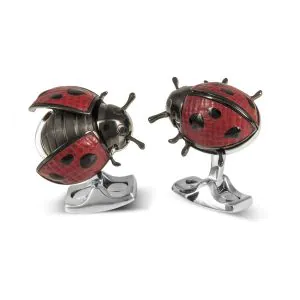 Deakin & Francis moving Ladybird Cufflinks