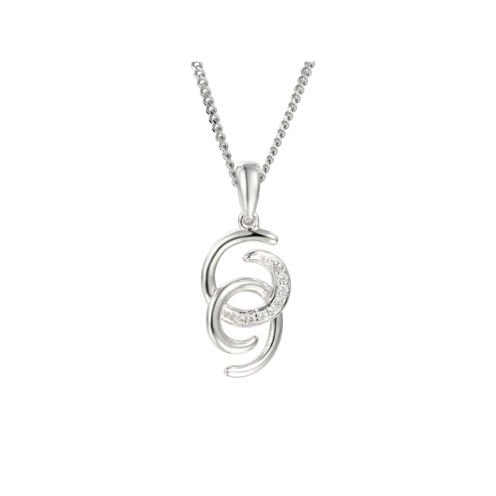 Sterling Silver Cubic Zirconia Necklace - R.L. Austen | R.L. Austen