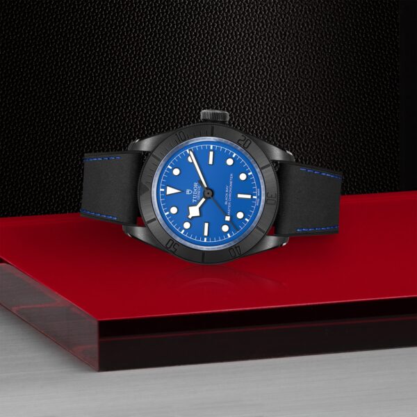 The new TUDOR Black Bay Ceramic M79210CNU-0007. Image laying down